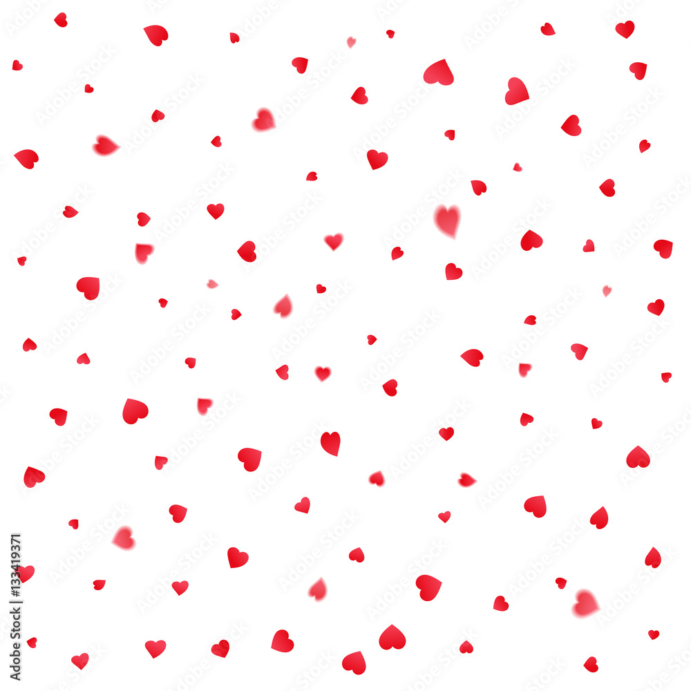 Hearts petals for Valentines Day Hearts petals for Valentines Day