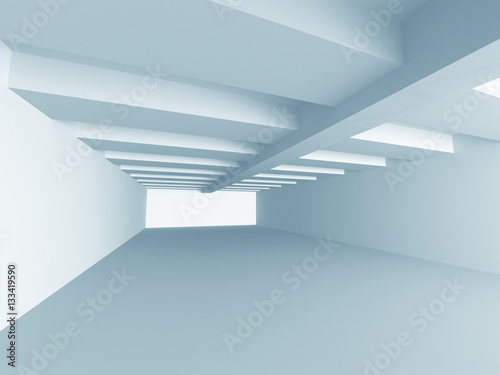 White Modern Architecture Abstract background