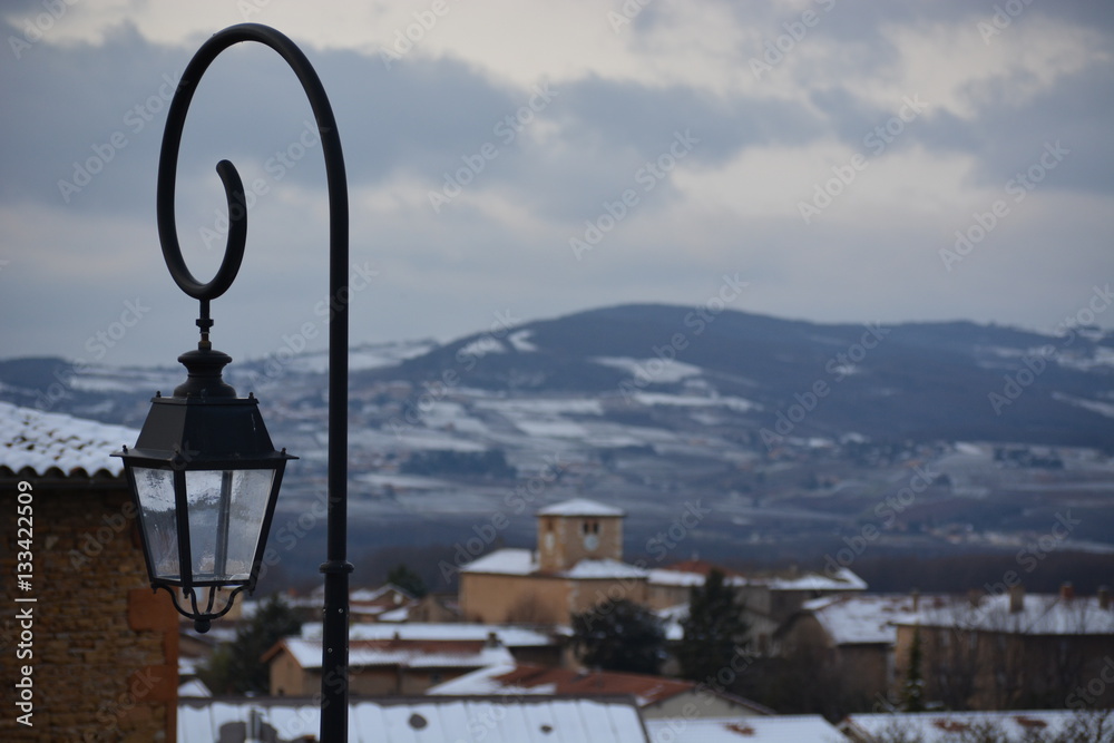 Lampadaire du village