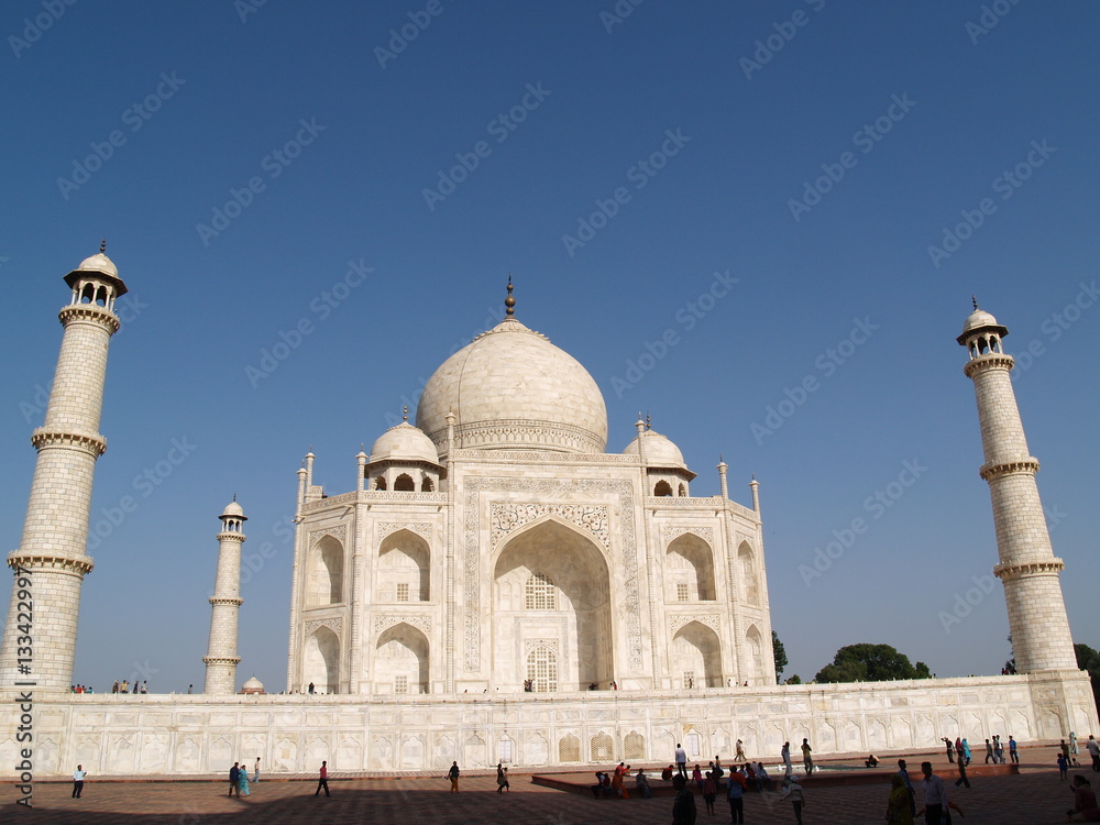 Beautiful Sky Taj Mahal