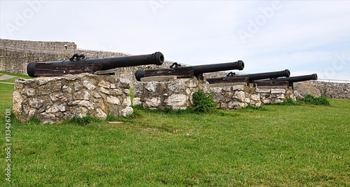 Old cannons at castle