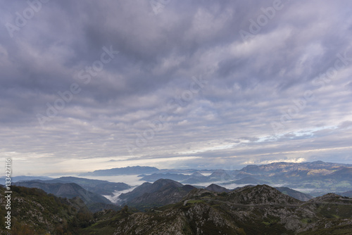 Peaks of Europe in Covadonga (Asturias, Spain).