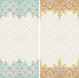 Seamless border vector ornate in Eastern style. Islam pattern