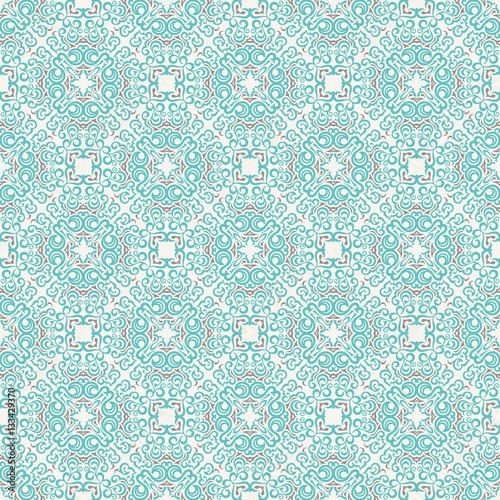 Seamless islam pattern. Vintage floral background