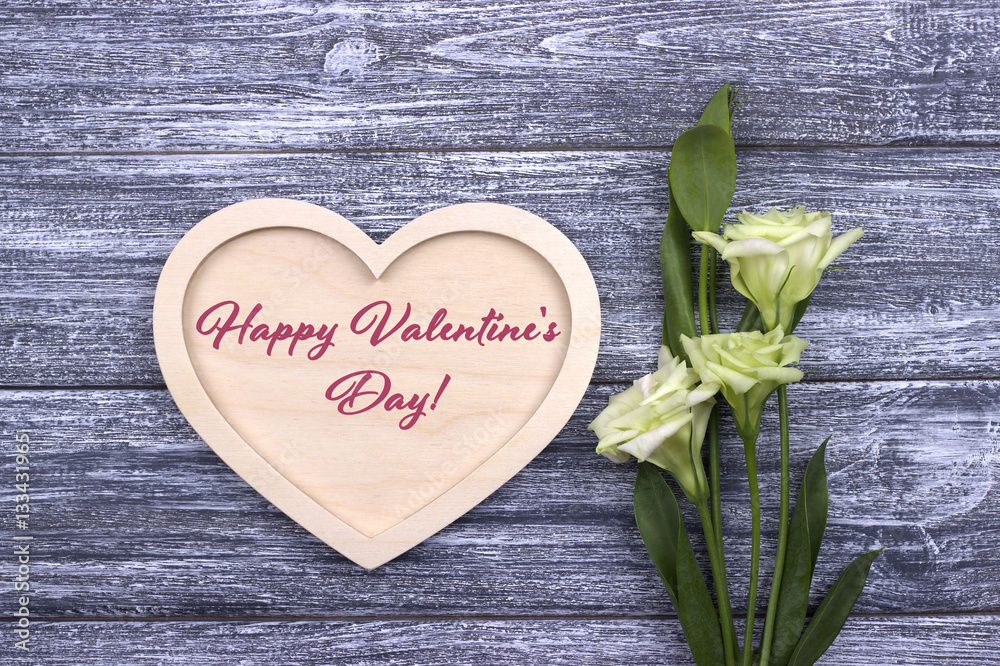 Valentine card with text Happy Valentines Day Valentine card with text Happy Valentines Day