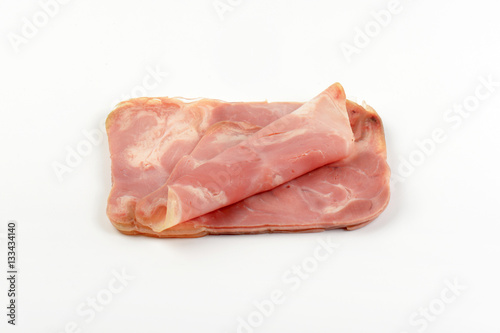 slices of pork ham