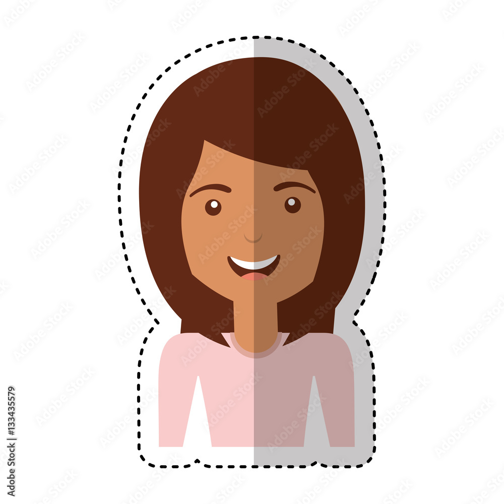 young woman casual style vector illustration design young woman casual style vector illustration design