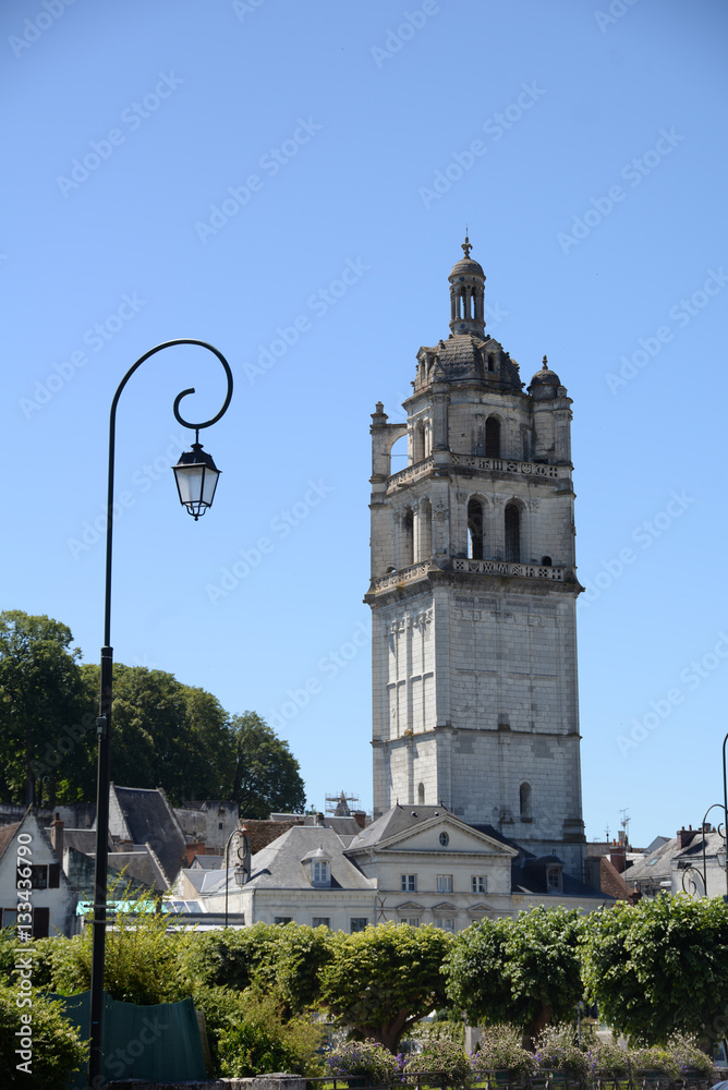 Fototapeta premium Tour St-Antoine in Loches, Frankreich