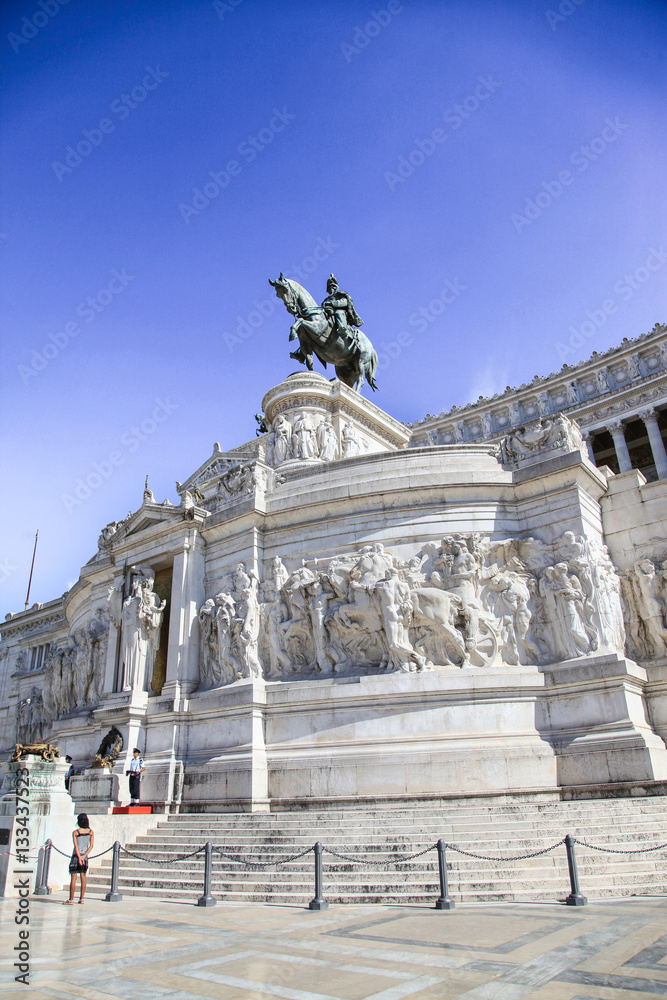 Monument Victor Emmanuel II, Rome,Latium, Italie 