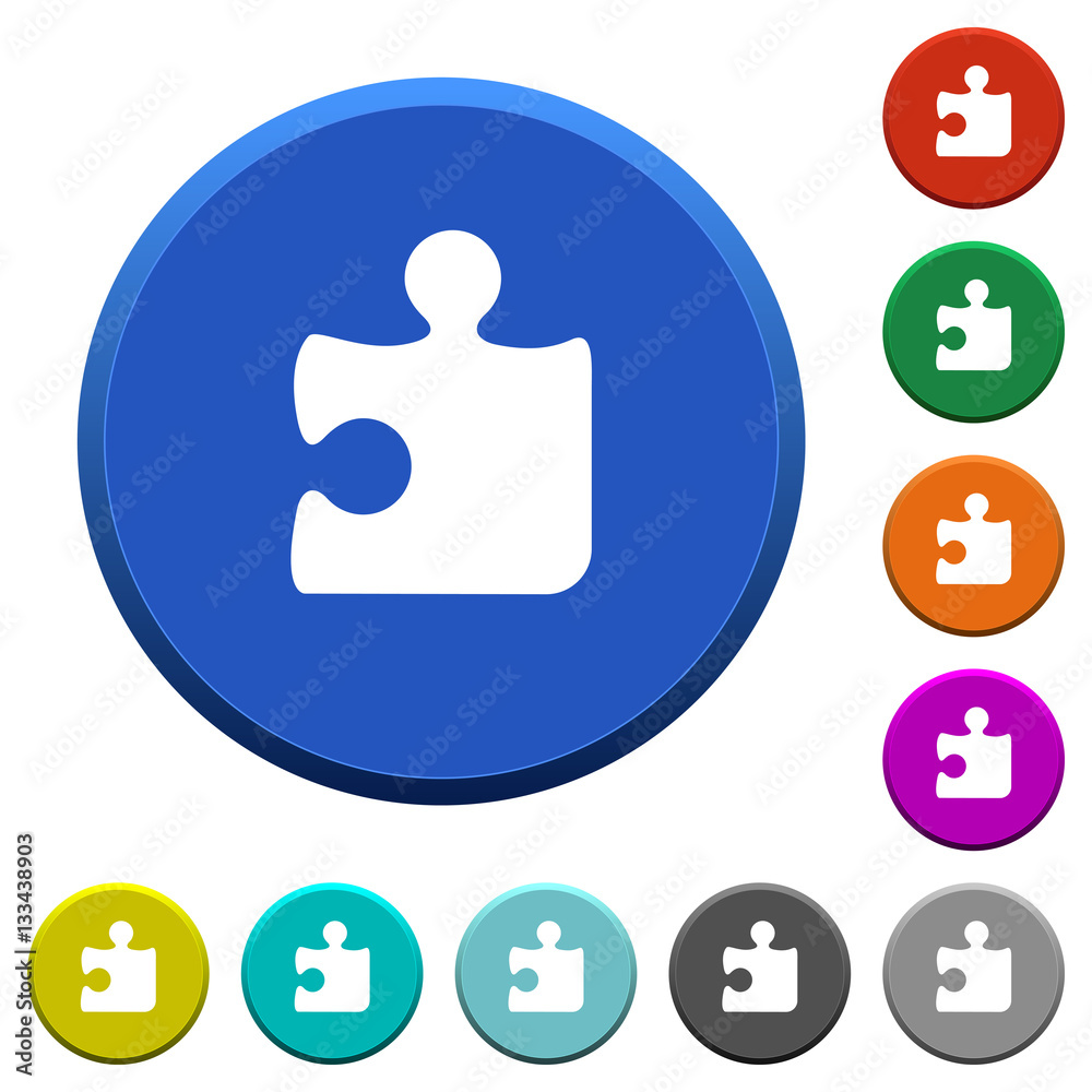 Puzzle beveled buttons Puzzle beveled buttons