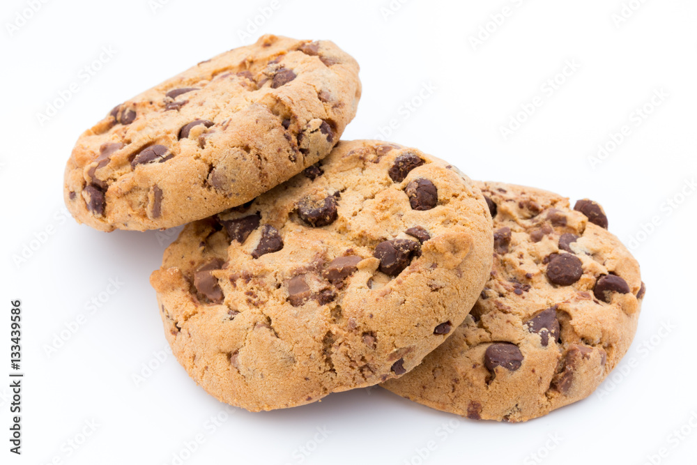 Cookies nuts on the isolated on white background. Cookies nuts on the isolated on white background.