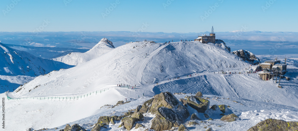 Naklejka premium Kasprowy Wierch, Tatra Mountains 8.01.2017
