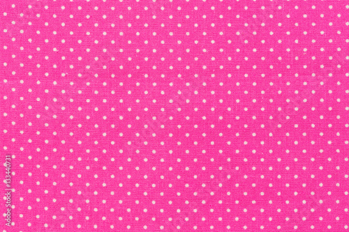 Tile pink cute pattern with white dots.