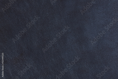 Abstract blue natural leather texture.