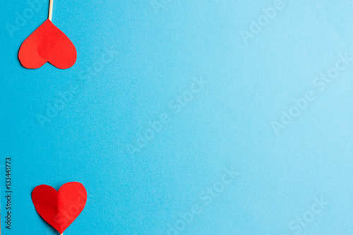 love, holiday, happiness, valentines day, gift blue background