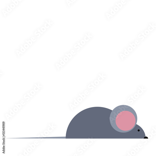 vector mouse illustration rat gnawing loves cheese 