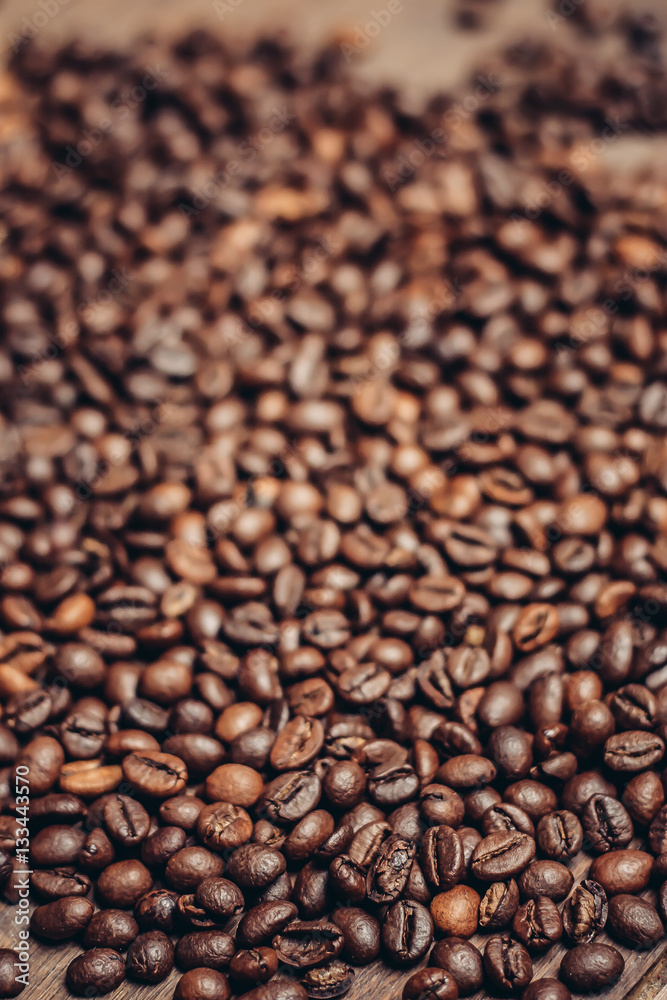spilled coffee beans spilled coffee beans