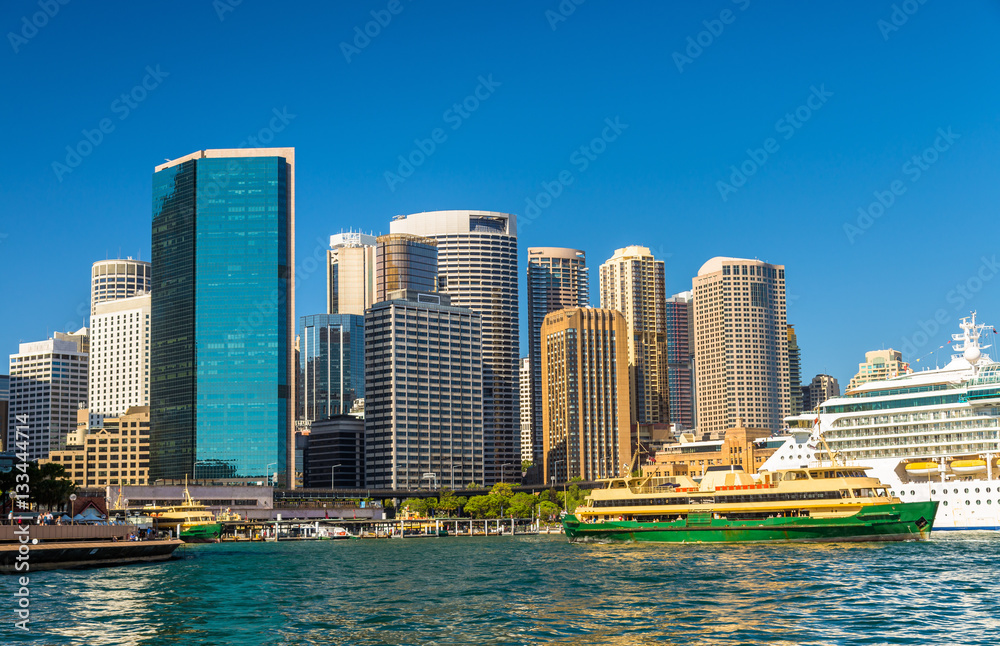 Fototapeta premium View of Sydney at Circular Quay. Australia
