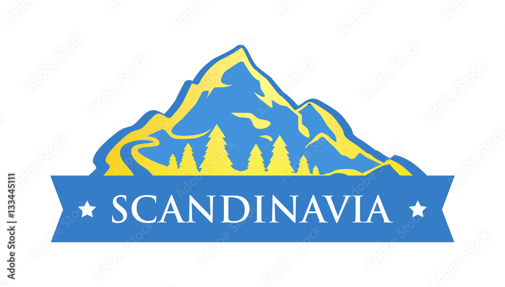 Blue Logo of Scandinavia