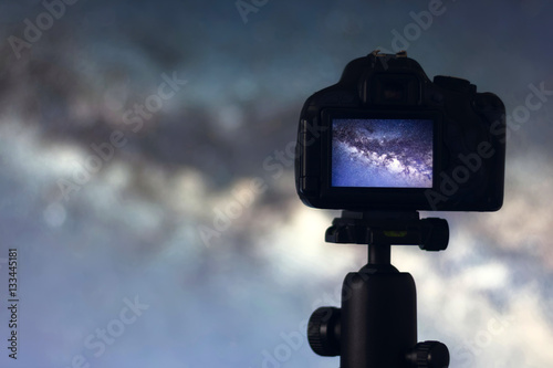 Принти на полотні Astrophotography. Space Astronomy Long exposure photography.