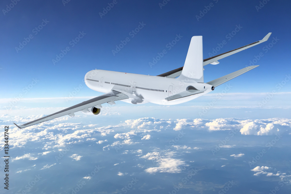 Obraz premium Airplane flying concept.