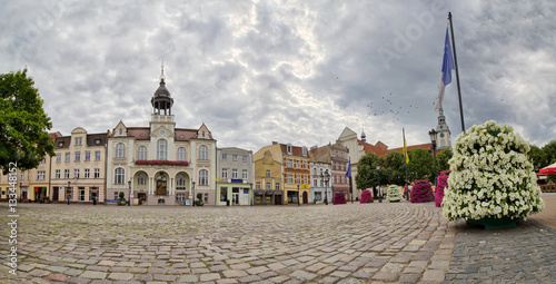 Rynek Główny i Ratusz Miejski - Wejherowo, Kaszuby #133448152