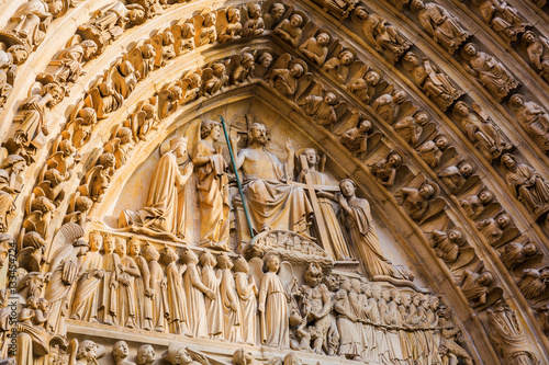 portal of the Notre Dame in Paris