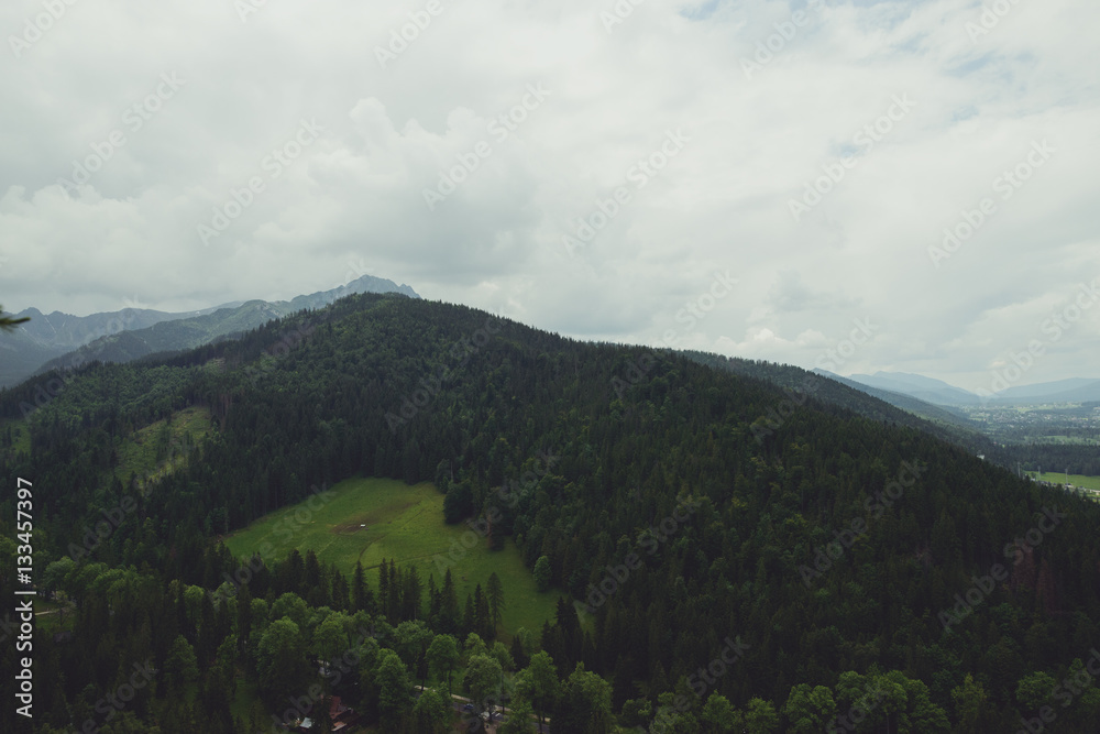 Mountain landscape in summer Mountain landscape in summer