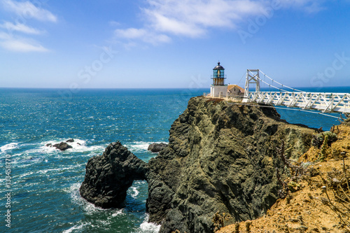 Point bonita Lighthouse, just outside San Francisco, California photo
