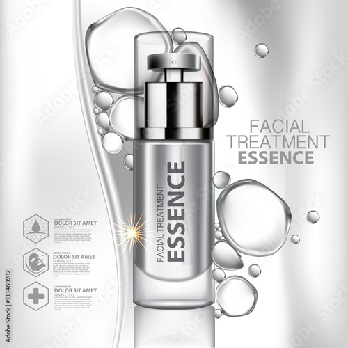 Facial Treatment Essence Skin Care Cosmetic.