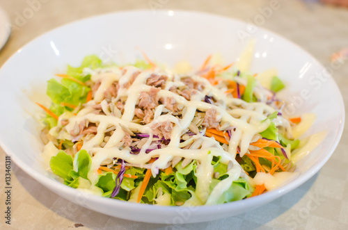 Tuna salad vegetables