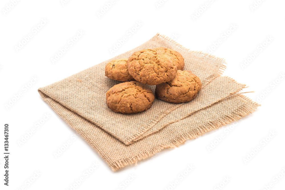 oatmeal raisin cookies on white oatmeal raisin cookies on white