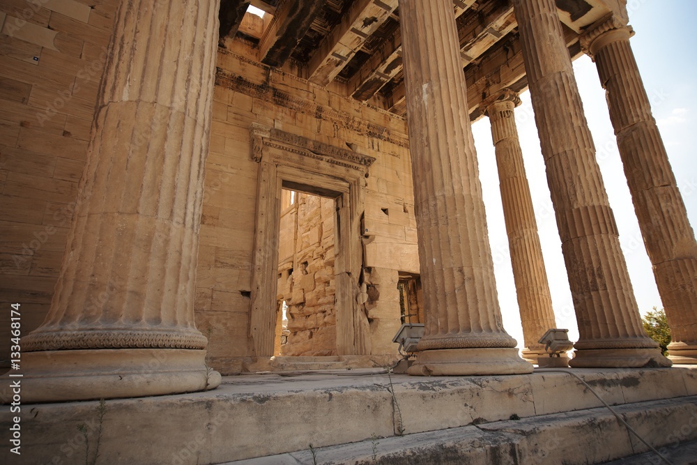 Erechtheion colonnade, Acropolis of Athens, Greece