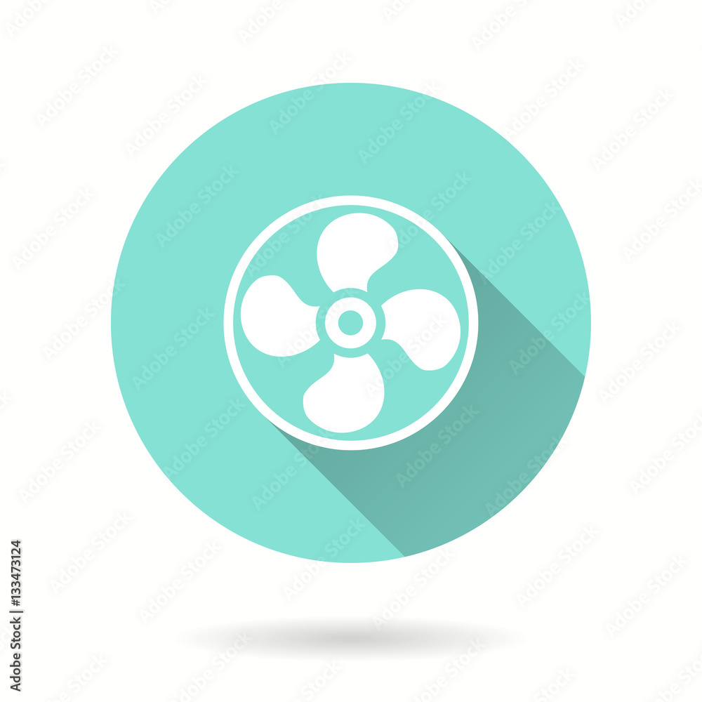 Fan - vector icon. Fan - vector icon.