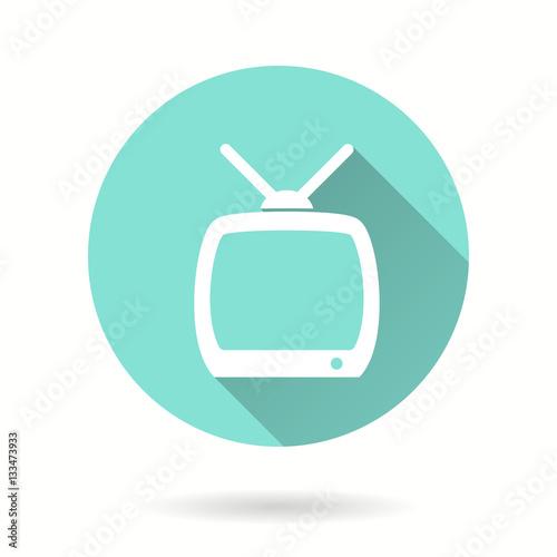 TV - vector icon.