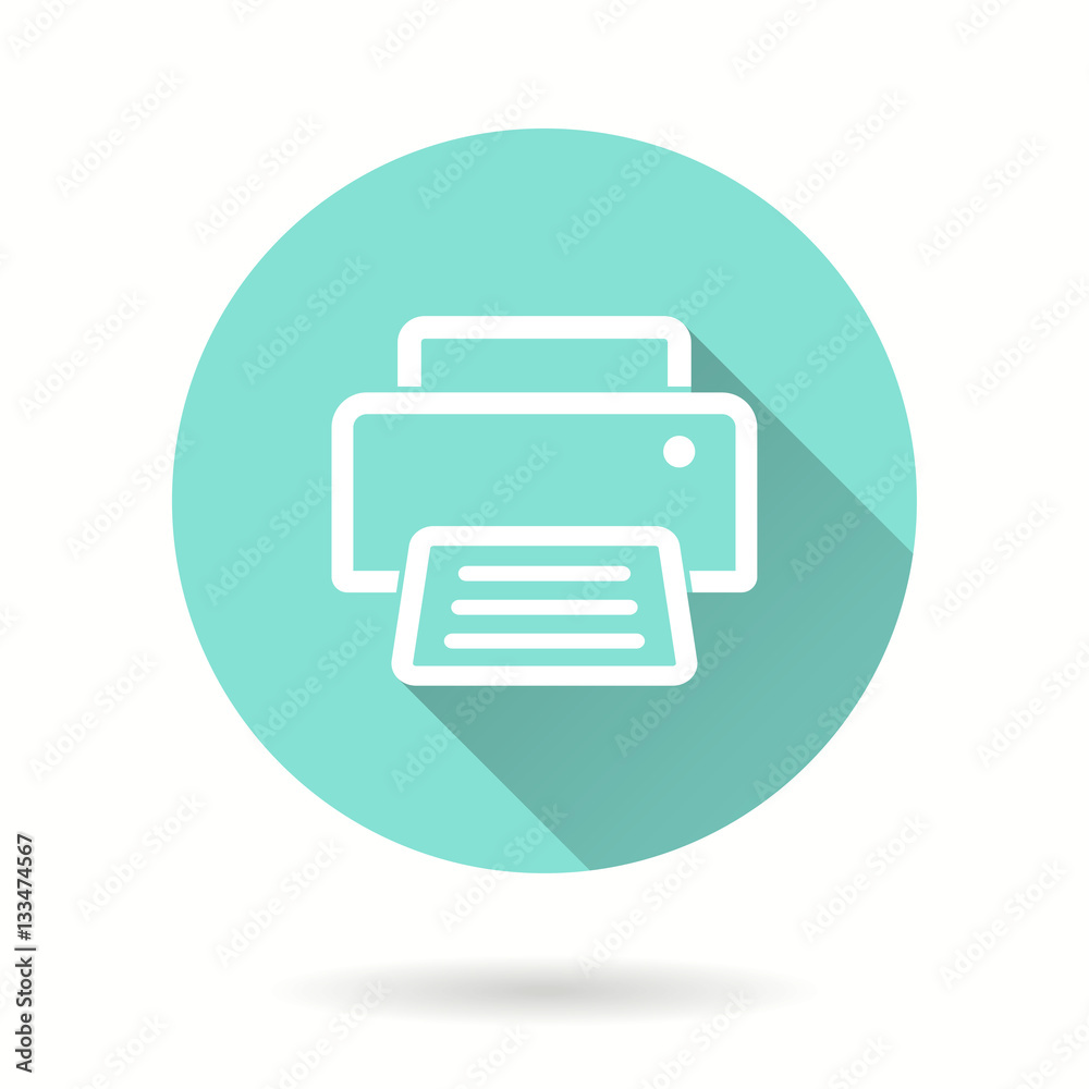 Printer - vector icon. Printer - vector icon.