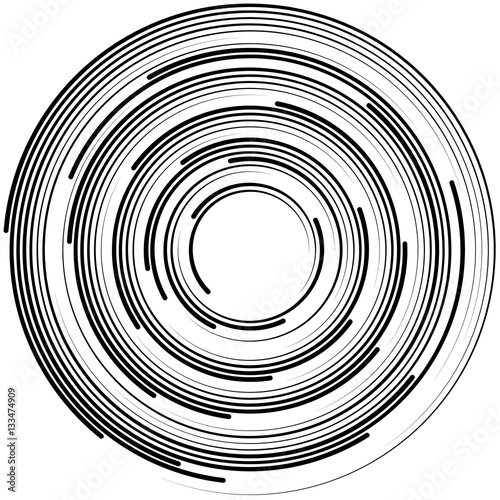 Abstract background with lines. Circles with place for your text on a white background. 