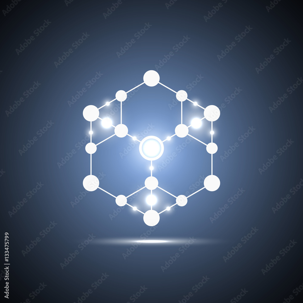 Abstract blue technology background. Abstract blue technology background.