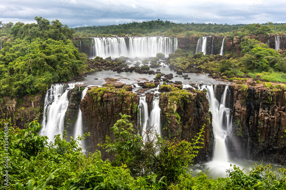 Fototapeta premium Brazil Side of Iguazu Falls