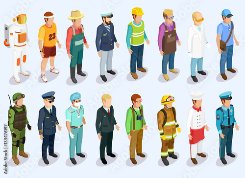 Person Isometric Collection