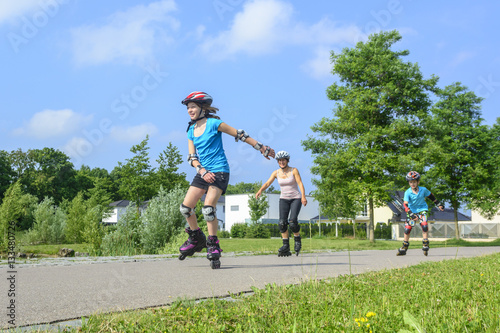 Obraz na płótnie Freizeitsport Inline-Skating