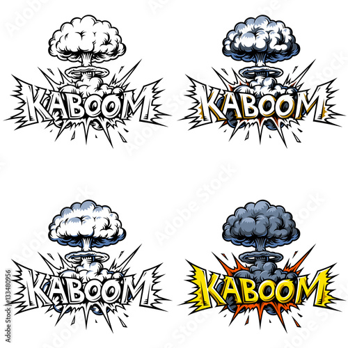 Vector comics icon
