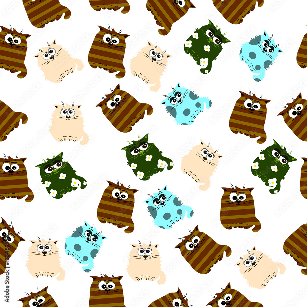 Obraz premium illustration of a Cute cat