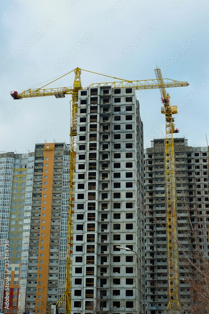 construction of a multistory building construction of a multistory building
