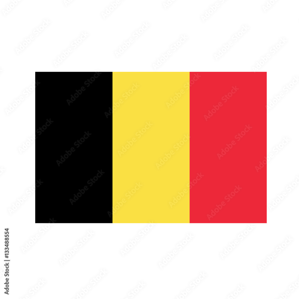 Fototapeta premium Vector illustration of Belgium flag