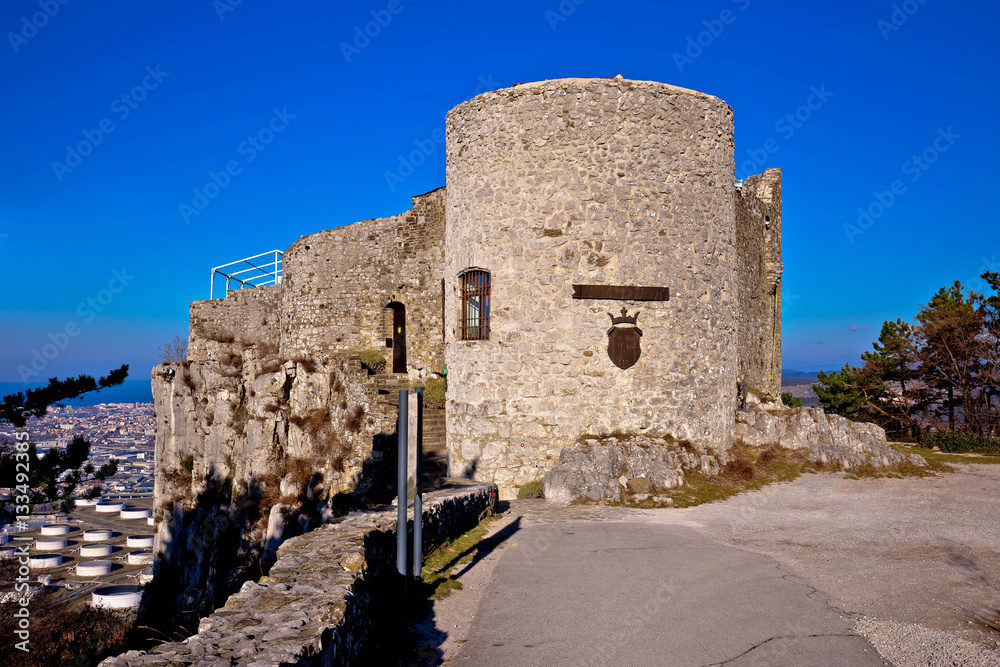 Socerb fort on border of Slovenia and Italy
