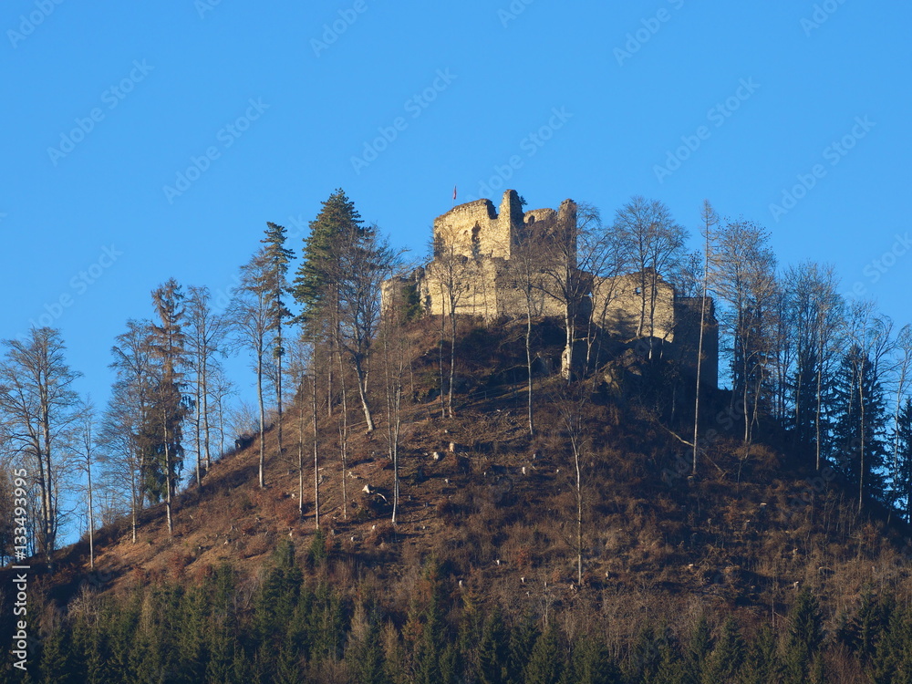 Ruine Hornburg im Görtschitztal / Unterkärnten / Österreich
