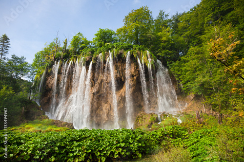 Plitvice lakes park in Croatia