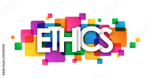 ETHICS Vector Letters Icon