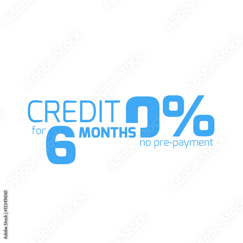 Free credit typography, 6 months credit free.